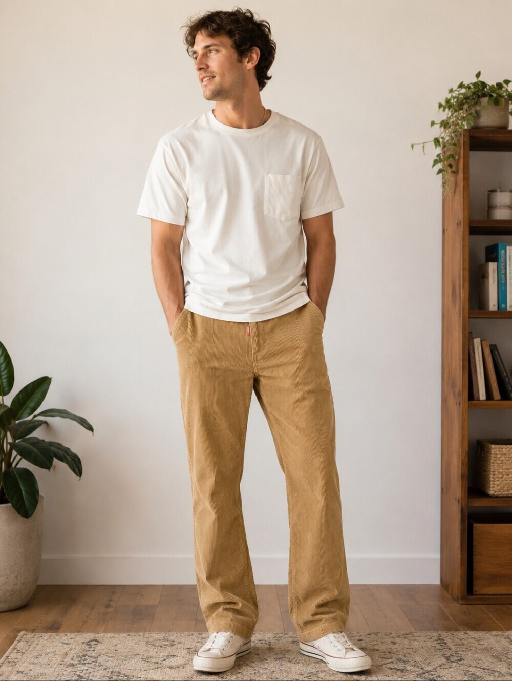 Levi's Men's Brown Corduroy Trousers Size 31/30